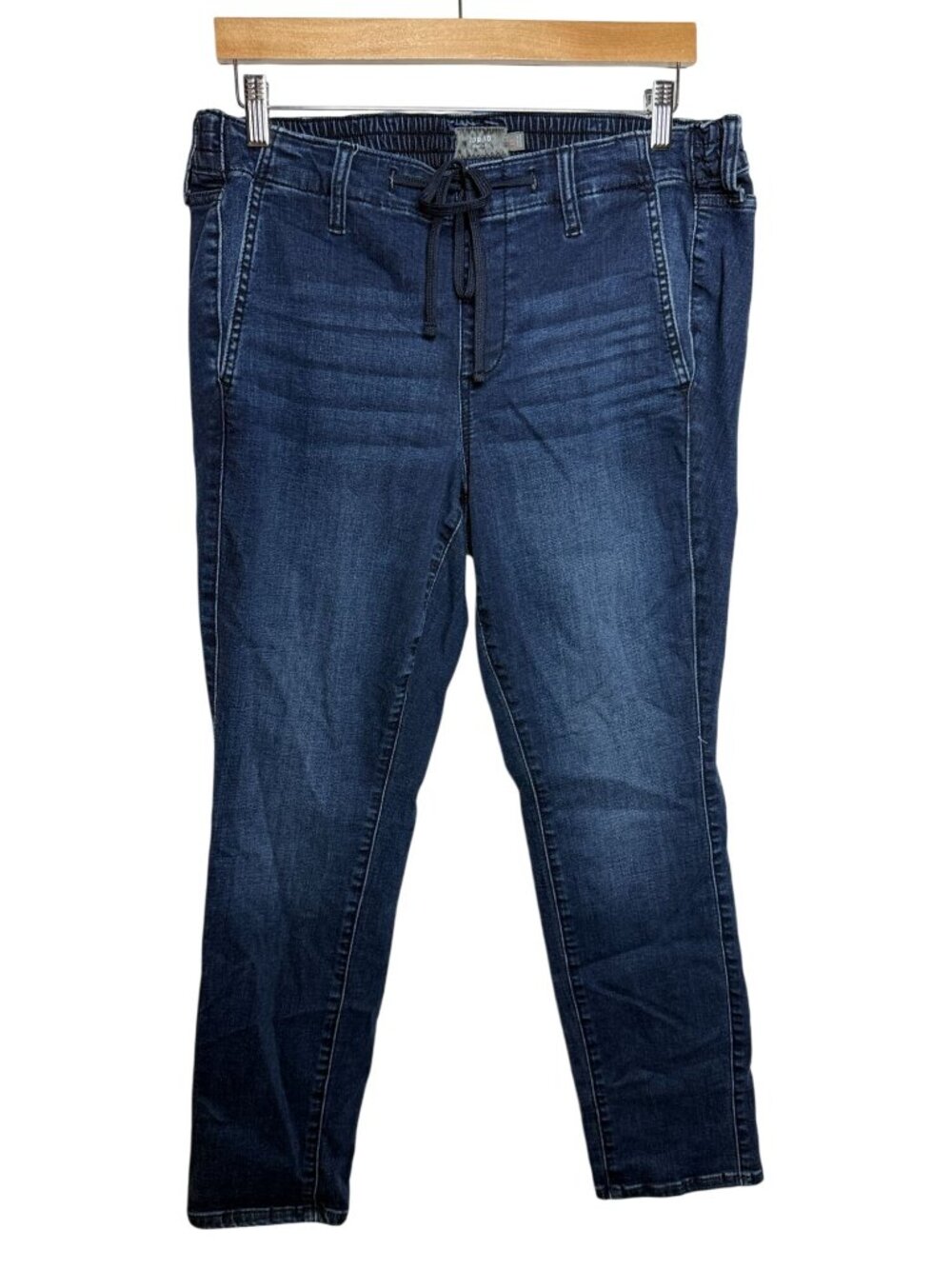 Torrid Size 0R Pull On Jeans Dark Wash Drawstring Stretch Denim